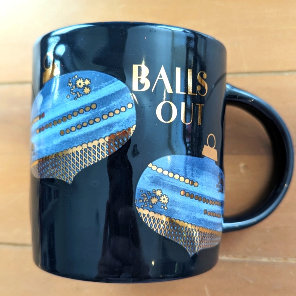 Balls Out Christmas Ornament Novelty Mug